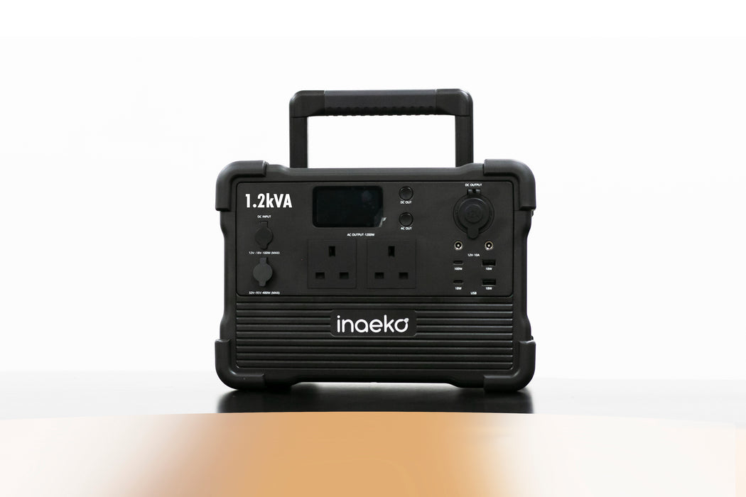 1.2kVA Portable Solar Generator with 614Wh LFP Battery Storage