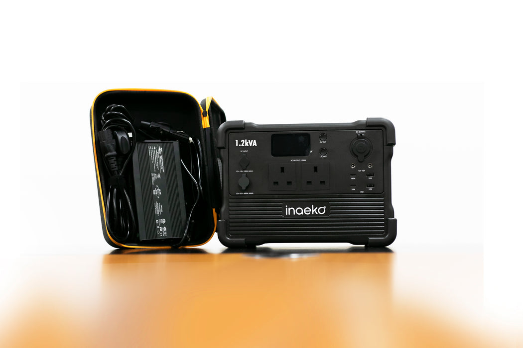 1.2kVA Portable Solar Generator with 614Wh LFP Battery Storage