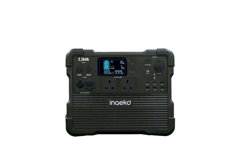 2.2kVA Portable Solar Generator with 1536Wh LFP Battery Storage