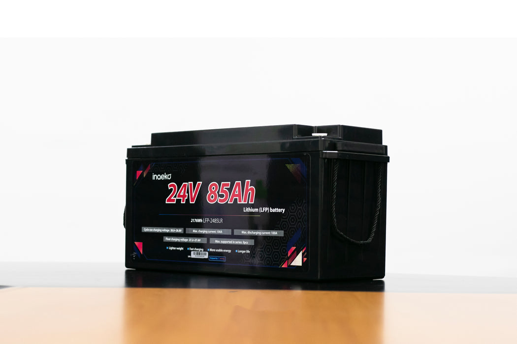 24V 85Ah Lithium-ion (LFP) Battery with 3 years Warranty