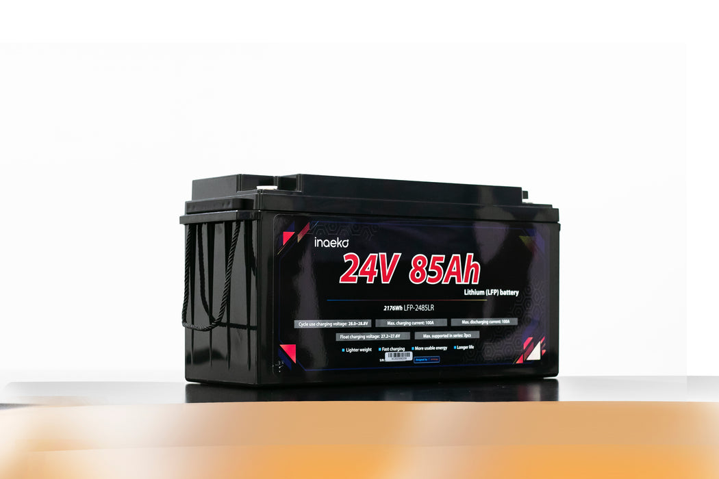 24V 85Ah Lithium-ion (LFP) Battery with 3 years Warranty