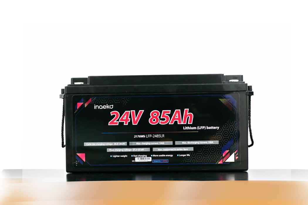 24V 85Ah Lithium-ion (LFP) Battery with 3 years Warranty
