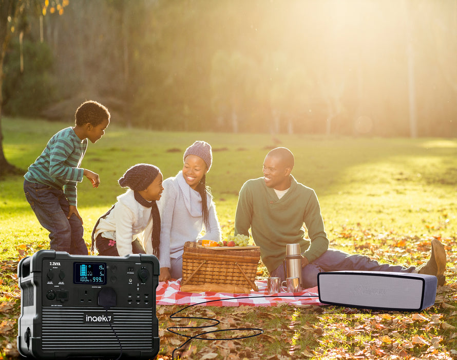 2.2kVA Portable Solar Generator with 1536Wh LFP Battery Storage